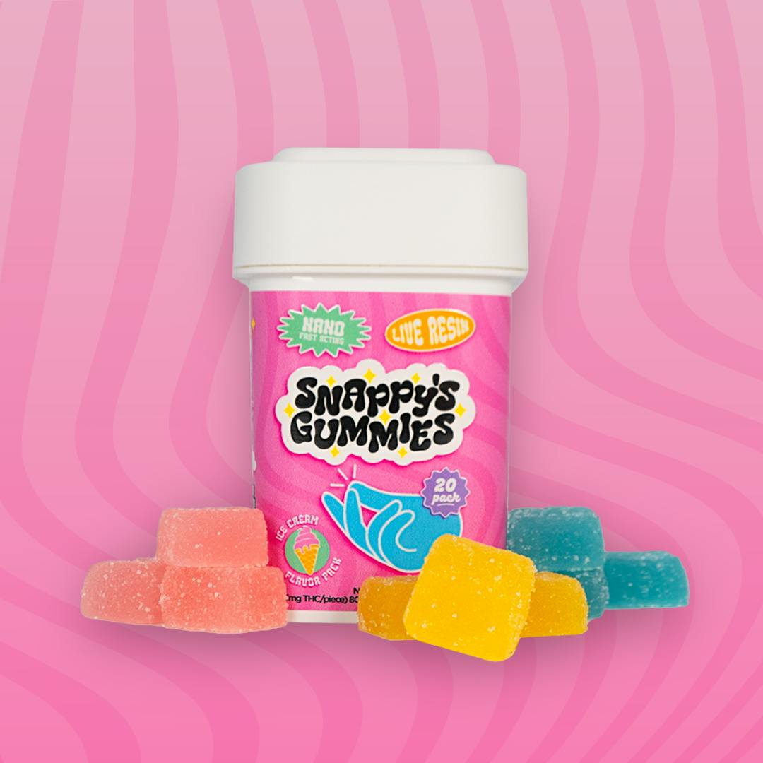 Snappys Ice Cream Sativa Variety 20 pack 5mg