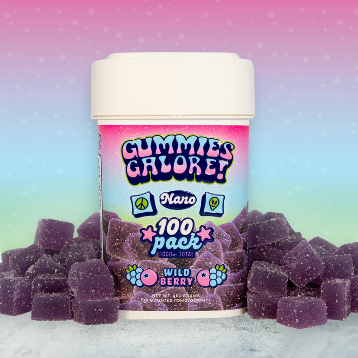 GUMMIES GALORE Nano Gummies 100 pack