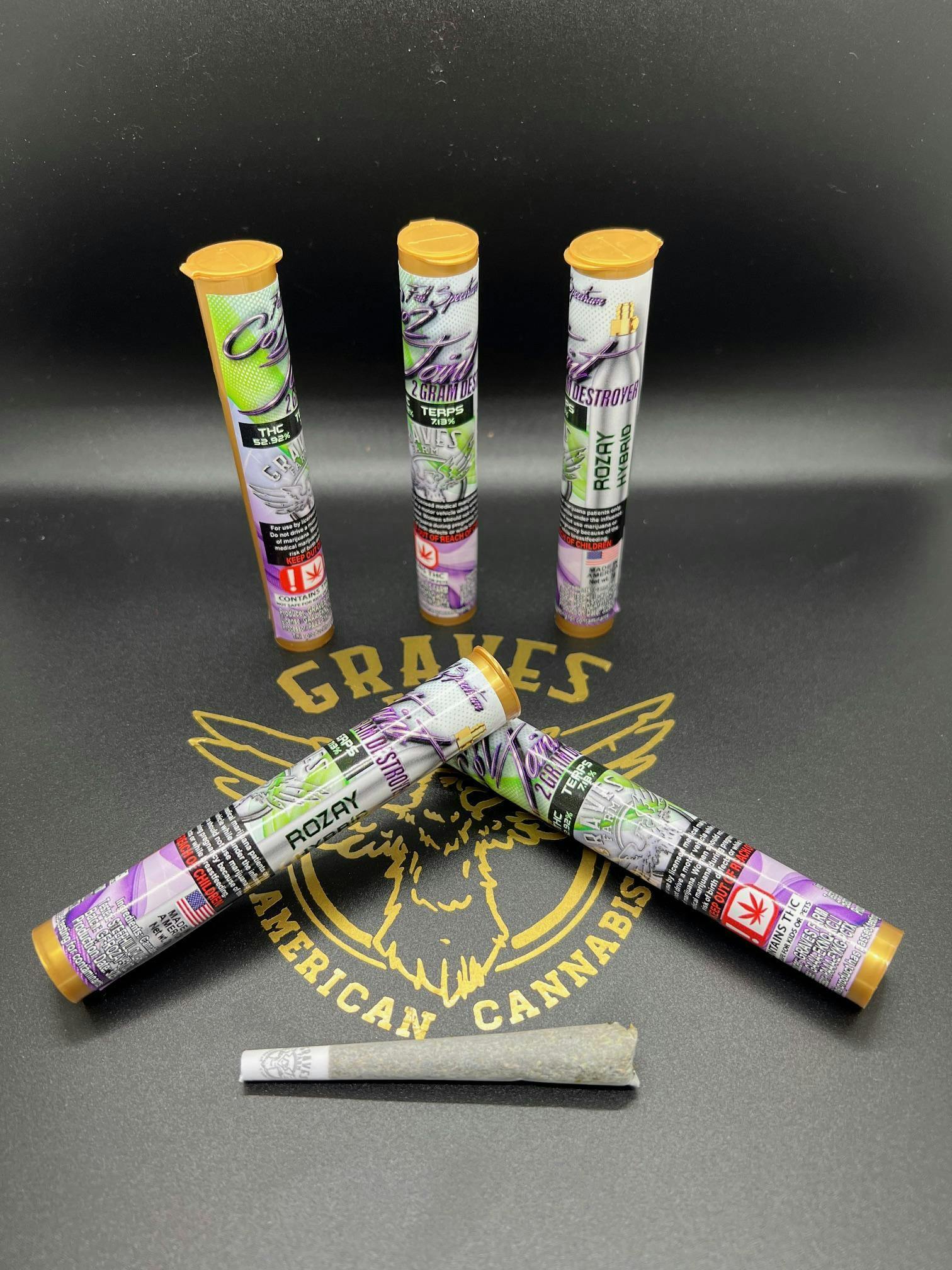GRAVES CO2 Rozay 2g Preroll