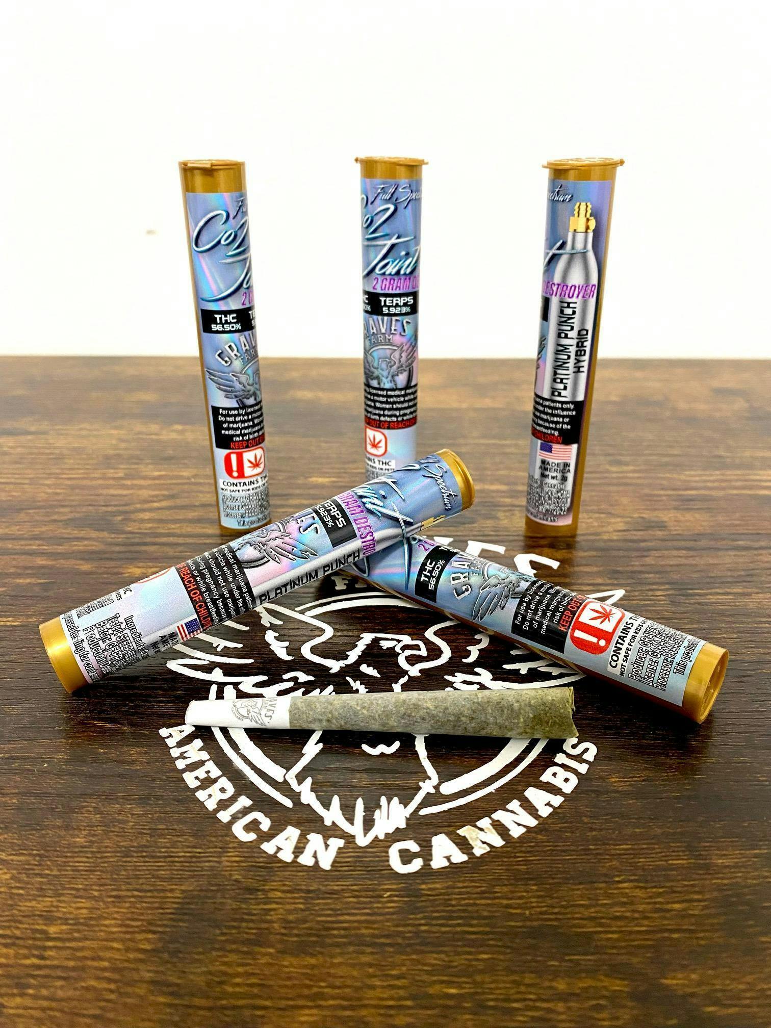 GRAVES CO2 Platinum Punch 2g Preroll
