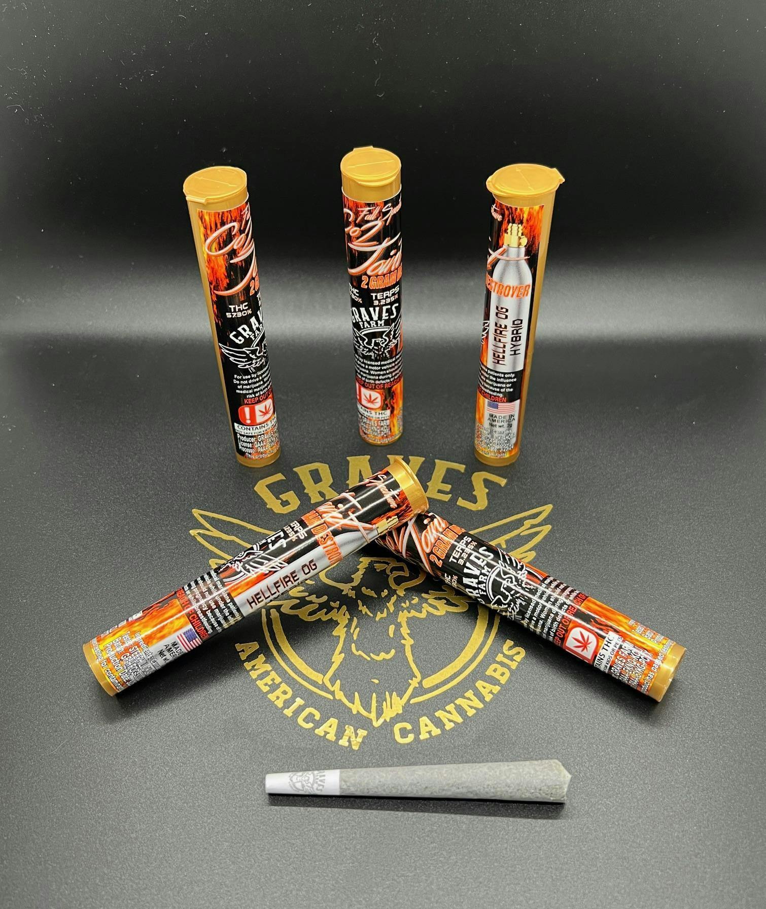 GRAVES CO2 Hellfire 2g Preroll