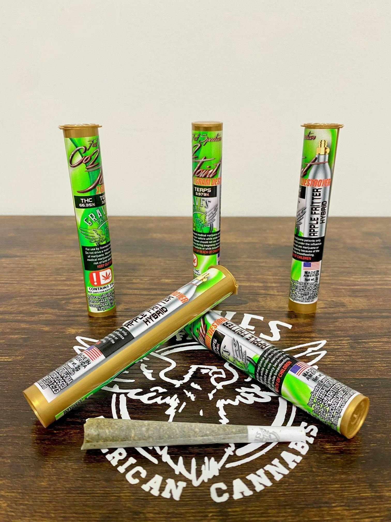 GRAVES CO2 Apple Fritter 2g Preroll
