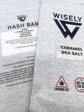 Wisely: Hash Bar (Sea Salt & Caramel 300mg)