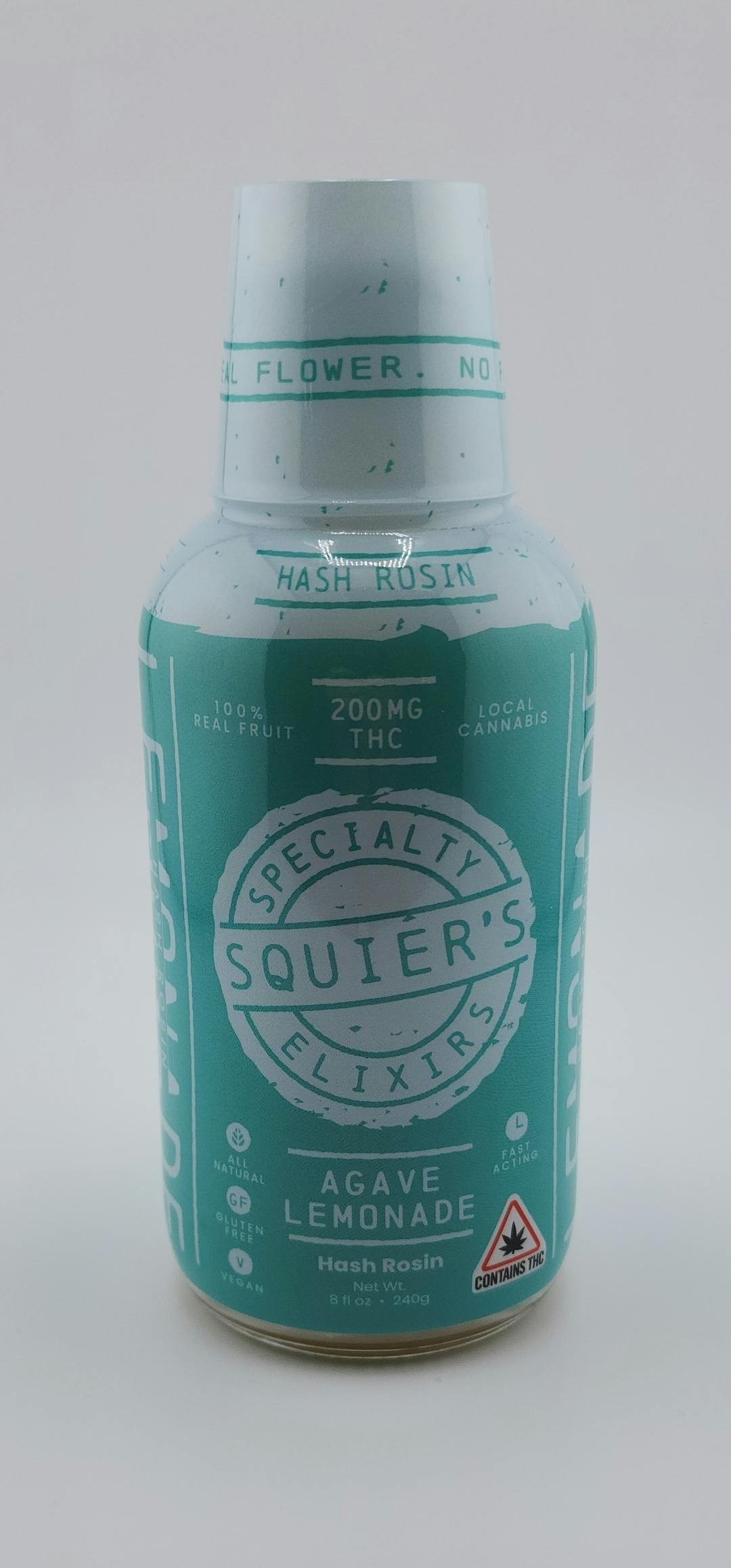 Agave Lemonade - 200mg THC Hash Rosin - Ready-To-Drink by Squier's Specialty Edibles