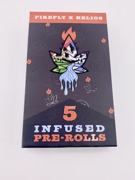 Firefly Organics x Helios 5 Pack Infused Prerolls: Purple Marmalade