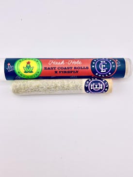 Firefly Organics x East Coast Rolls: 2.5g Wedding Pie Flower / 0.25g Diesel Delight Rosin