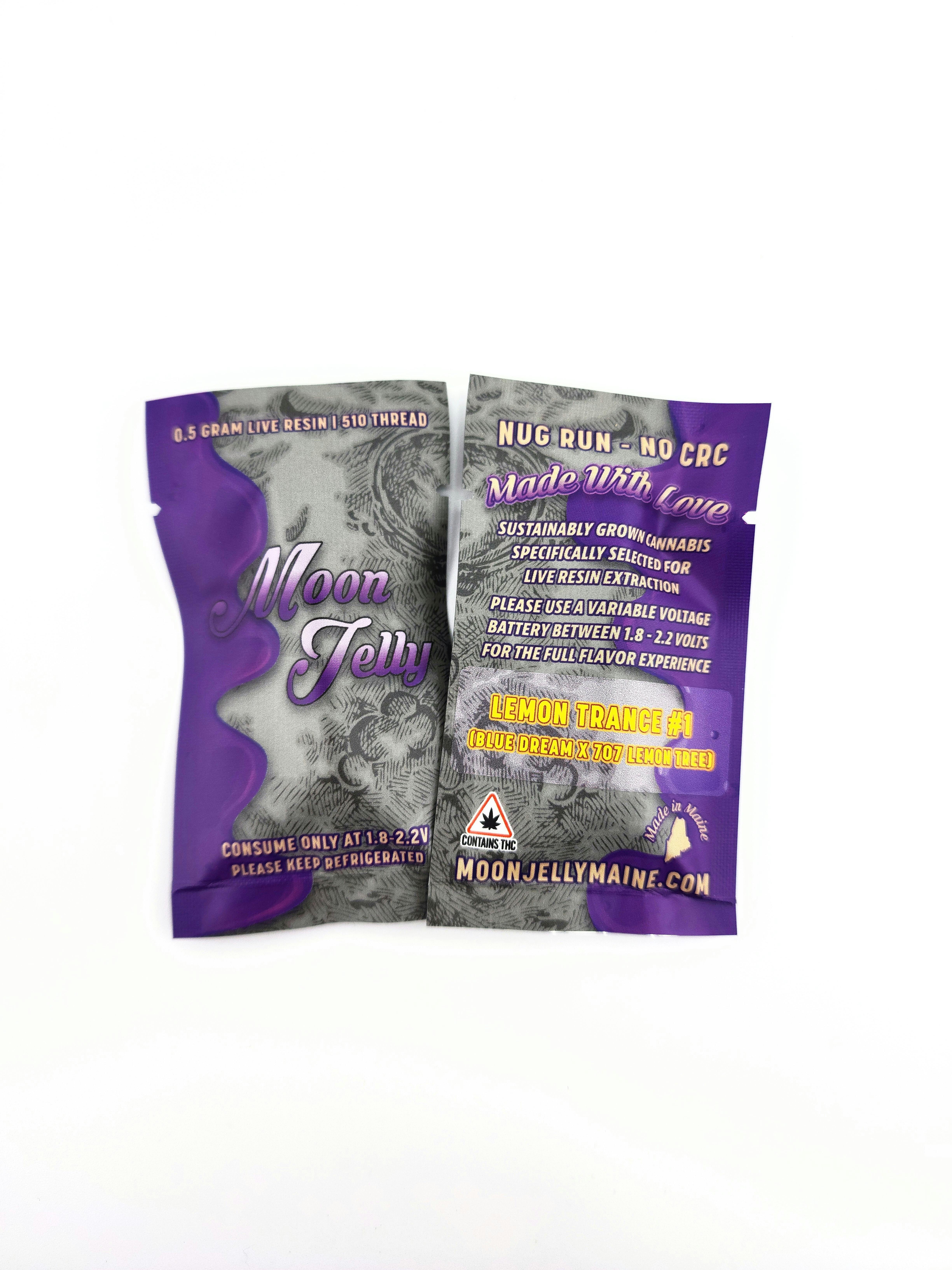 Moon Jelly: Lemon Trance #1 Live Resin Cartridge