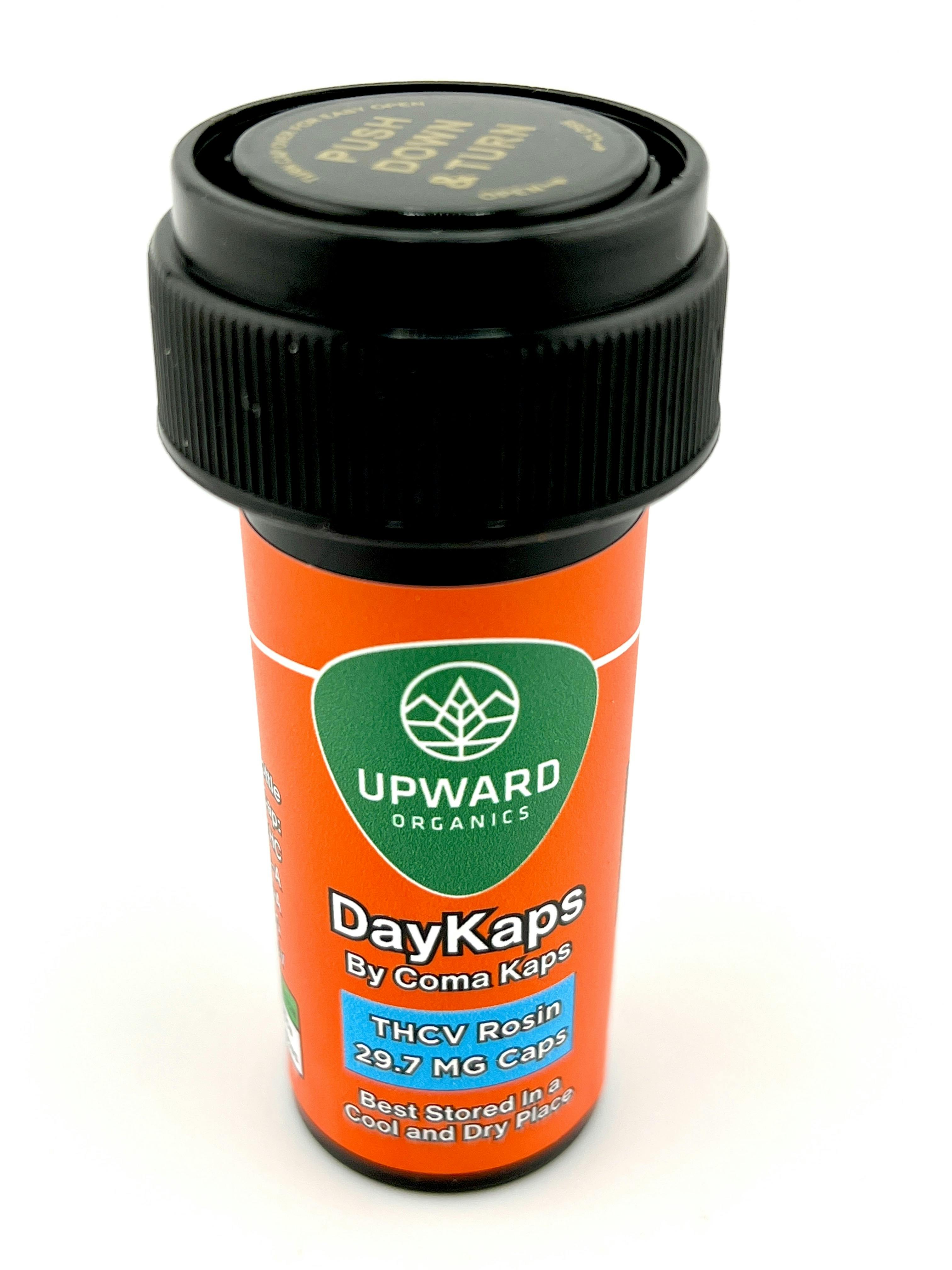 Coma Kaps x Upward Organics: Day Kaps 300mg Hash Rosin Capsules