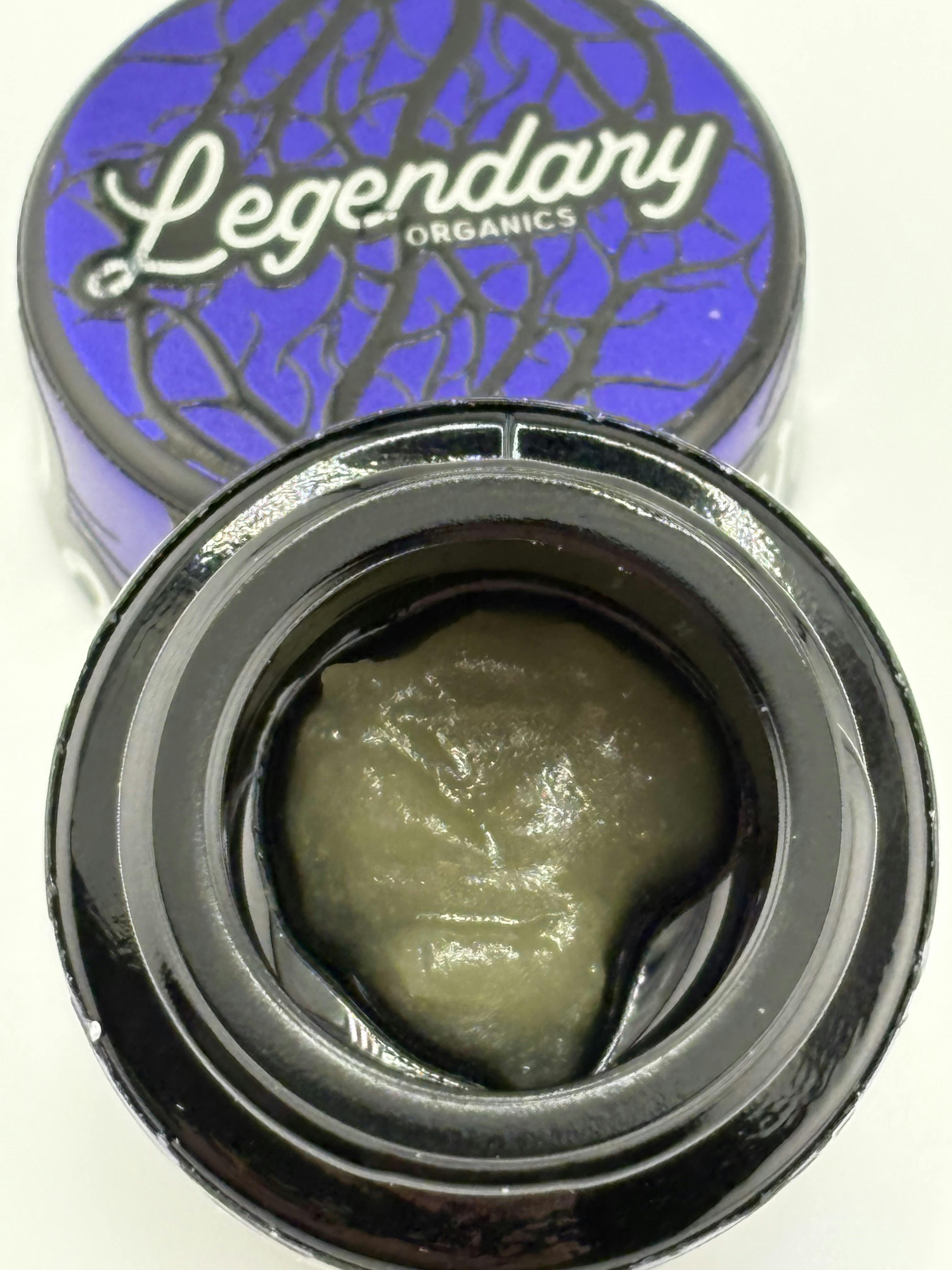 Legendary Organics: Grape Gas Live Hash Rosin