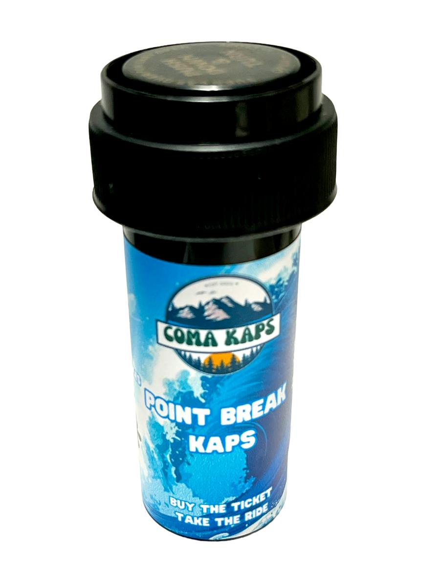 Coma Kaps x Captains Cannabis: Point Break Kaps 250mg Hash Rosin Capsules