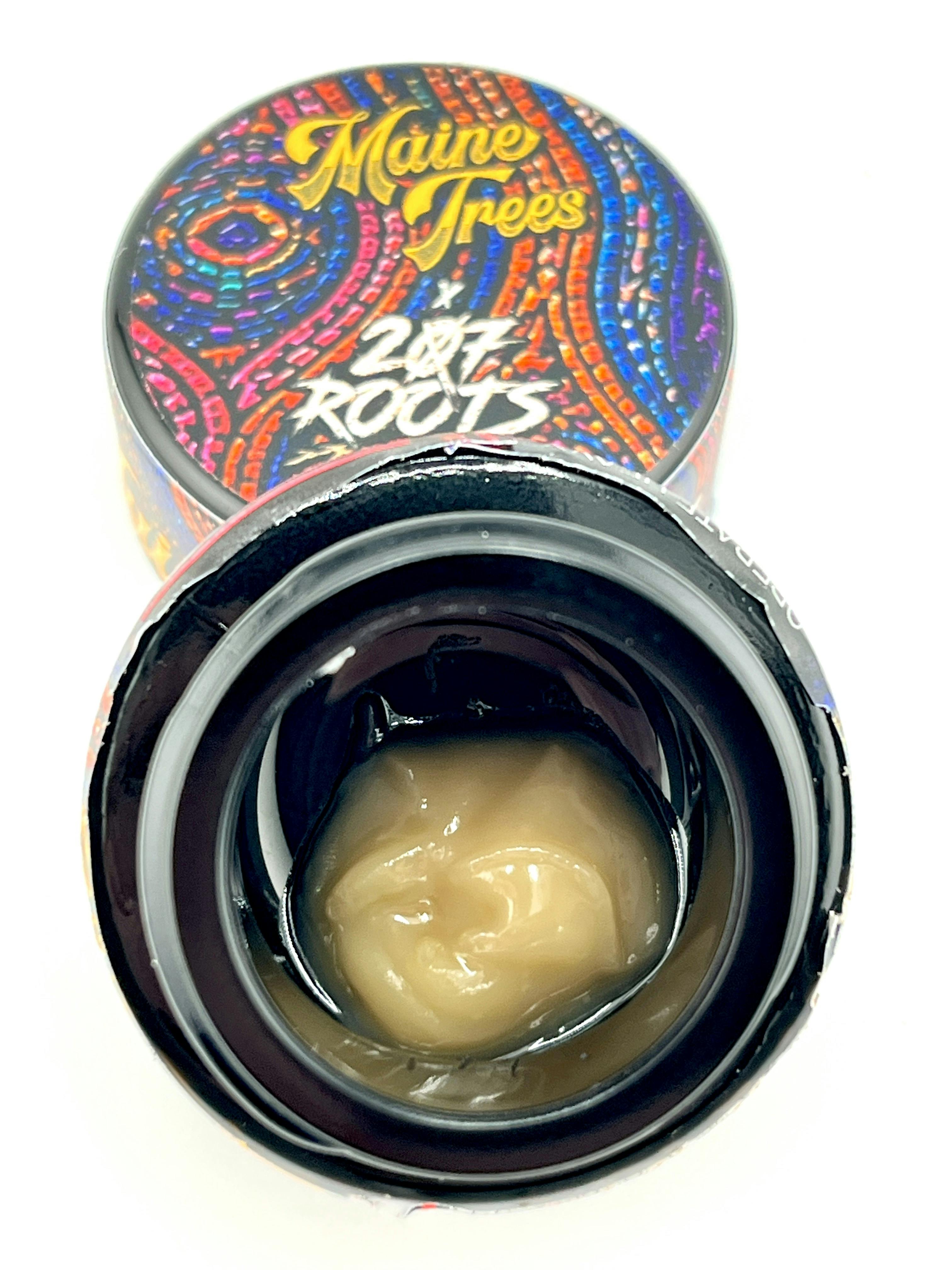 Maine Trees x 207 Roots: Crunch Berries x Wedding Pie Live Hash Rosin