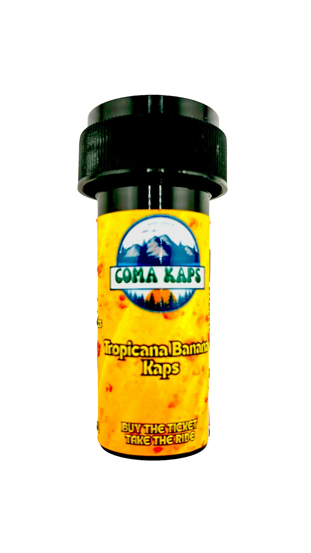 Coma Kaps x The Papermill: Tropicana Banana 500mg Hash Rosin Capsules