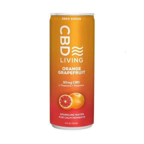 CBD Sparkling Water - Orange Grapefruit
