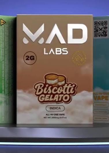 Mad Labs - Biscotti Gelato - All-in-One Gold Edition 2G