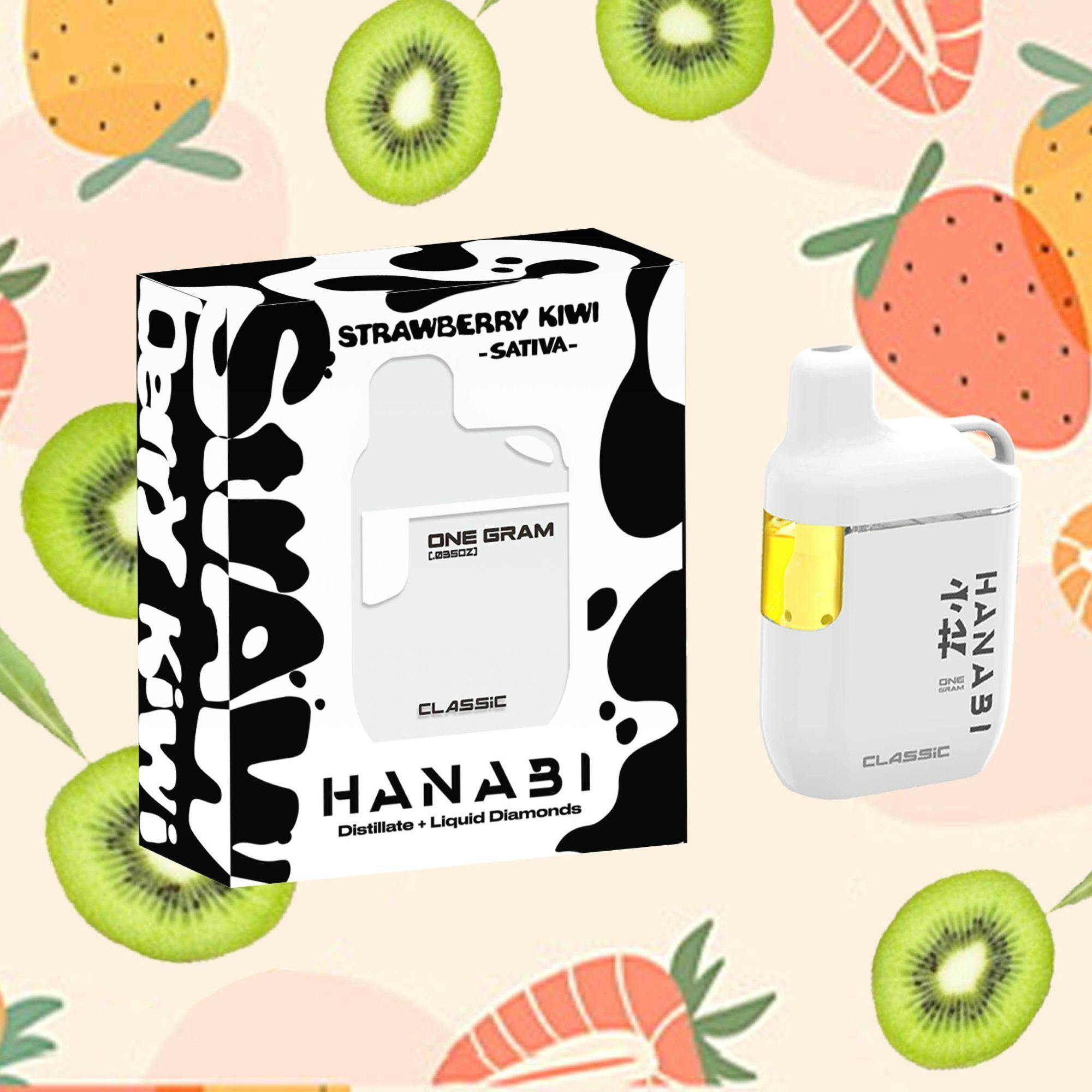 Hanabi | Strawberry Kiwi | 1.2g | 3D curved screen