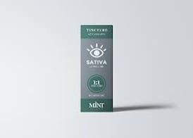 Mint Cannabis 1:1 Full Spectrum Tincture Sativa (Tax Included)