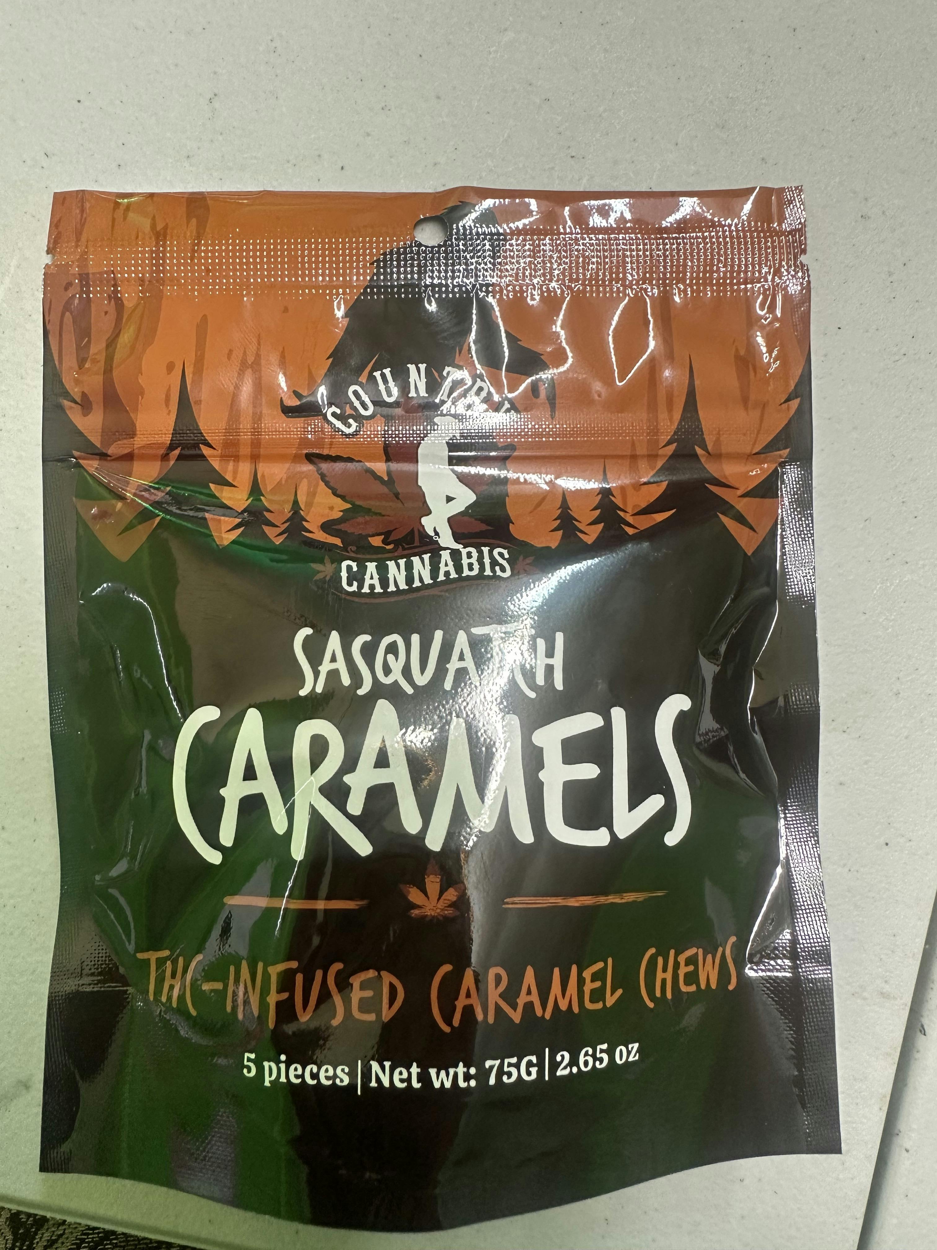 Sasquatch Caramels | THC-Infused Caramel Chews | 5 PK | 500MG
