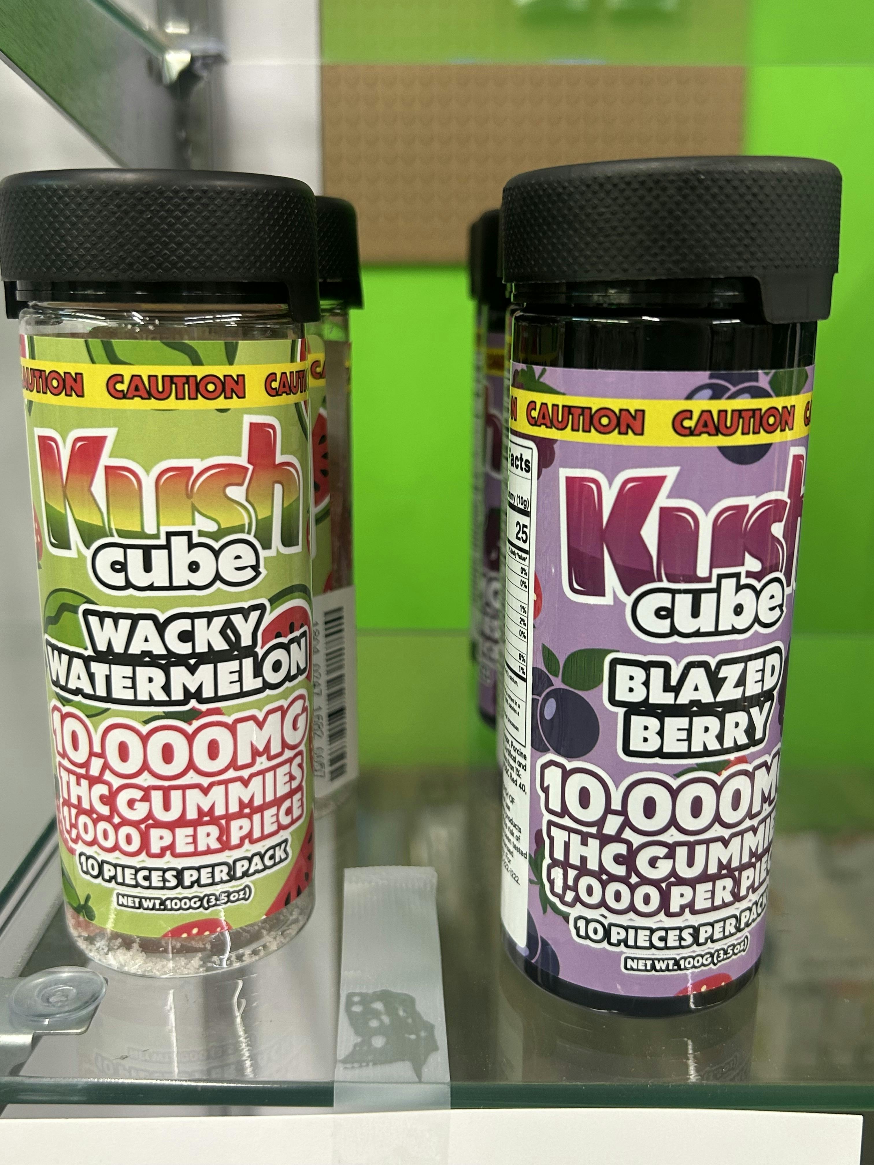 Kush Cubes- Wacky Watermelon- 10,000mg THC (All Tax Included)