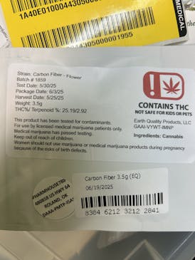 Carbon Fiber 3.5g Pre-Packaged (Tax Included)