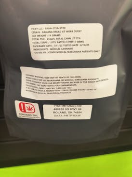Banana Bread at Work Dude? Smalls | Half Oz's and Oz's | Tax Included