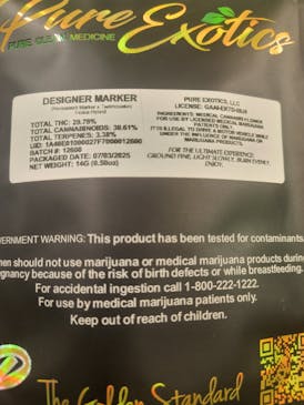 Pure Exotics Designer Marker Smalls (Tax Included)