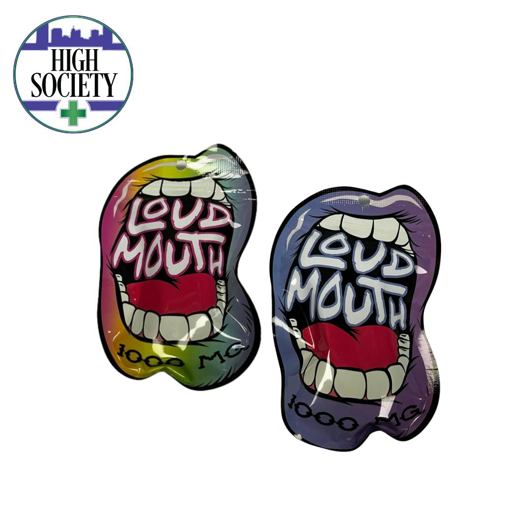 Loud Mouth 1000mg D8/D9 Gummies - Mango | Gummies | 10.34mg/ea