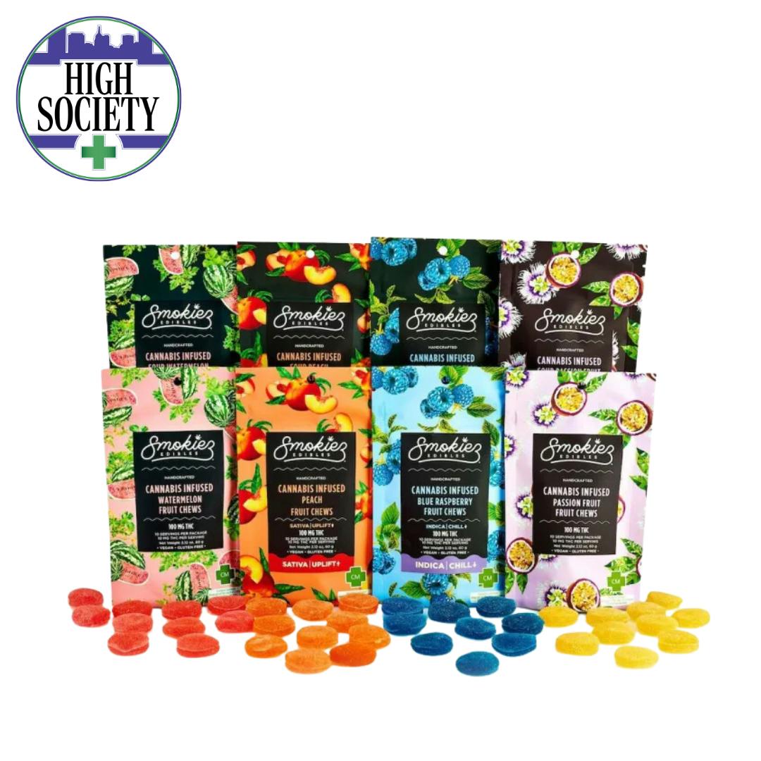 Sleep Sweet Watermelon 2:2:1 CBD:CBN:THC Gummies | 100mg | 10ct | 10mg/ea by Smokiez Edibles