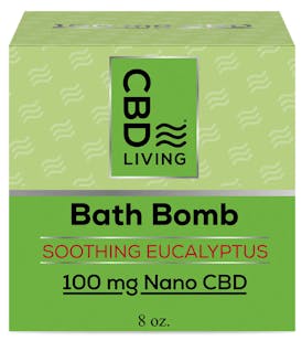 CBD Living - Eucalyptus Bath Bomb 100mg [ALL TAXES INCLUDED]