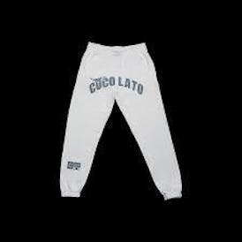 Backpackboyz | Coco Lato Sweatpants | White 2XL