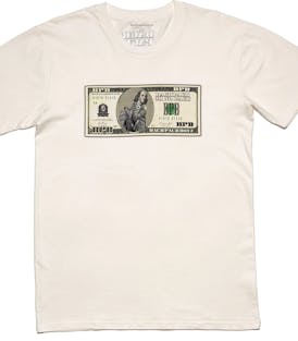 Backpackboyz - Benjamins Tee - Natural 2XL [ALL TAXES INCLUDED]