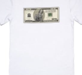 Backpackboyz - Benjamins Tee - White XL [ALL TAXES INCLUDED]