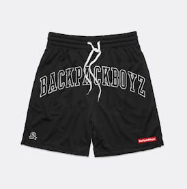 Backpackboyz - Collegiate Mesh Shorts - Black - L [ALL TAXES INCLUDED]