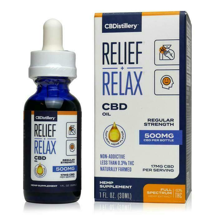 500mg Full Spectrum CBD Oil Tincture