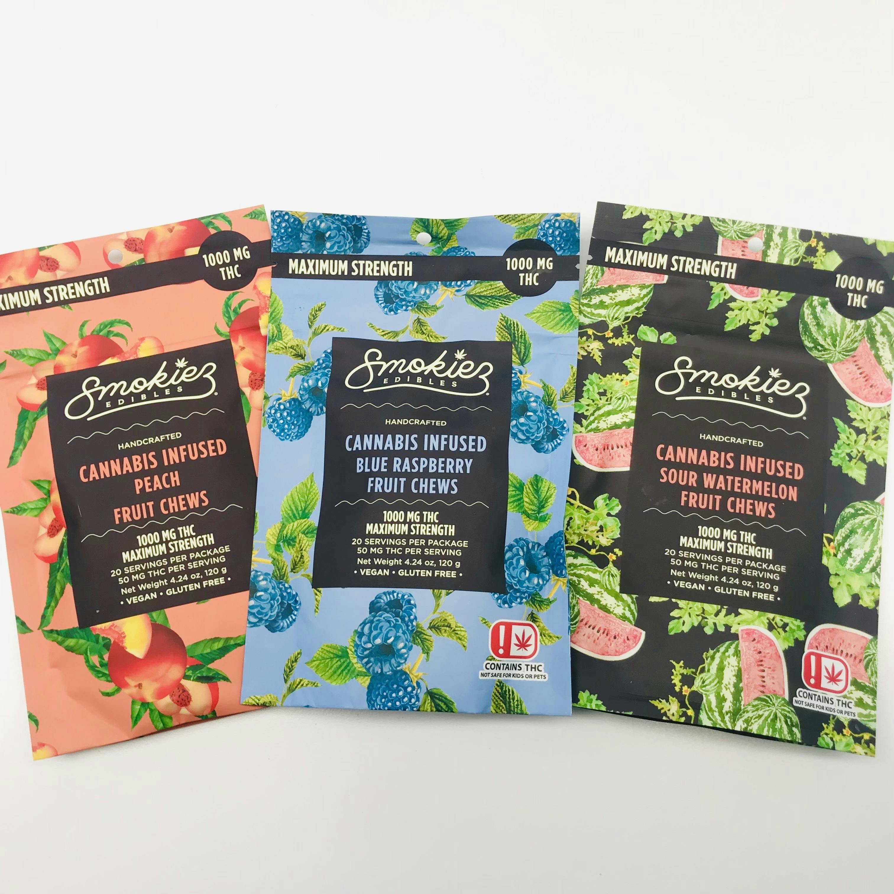 $30 OTD - Smokiez 1000mg Fruit Chews