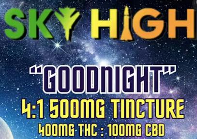 Goodnight Indica Tincture 400mg THC:100mg CBD +100mg CBN