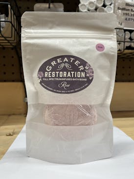 Greater Restoration Bath Bomb 1:1- Rose