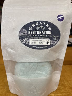 Greater Restoration Bath Bomb 1:1- Mountian Rain