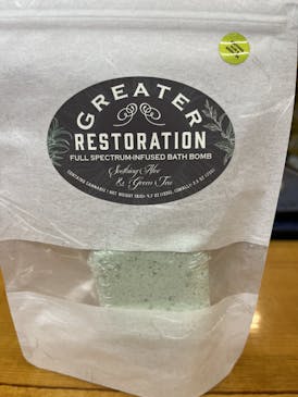 Greater Restoration Small BathBombs 1:1- Soothing Aloe and Green Tea