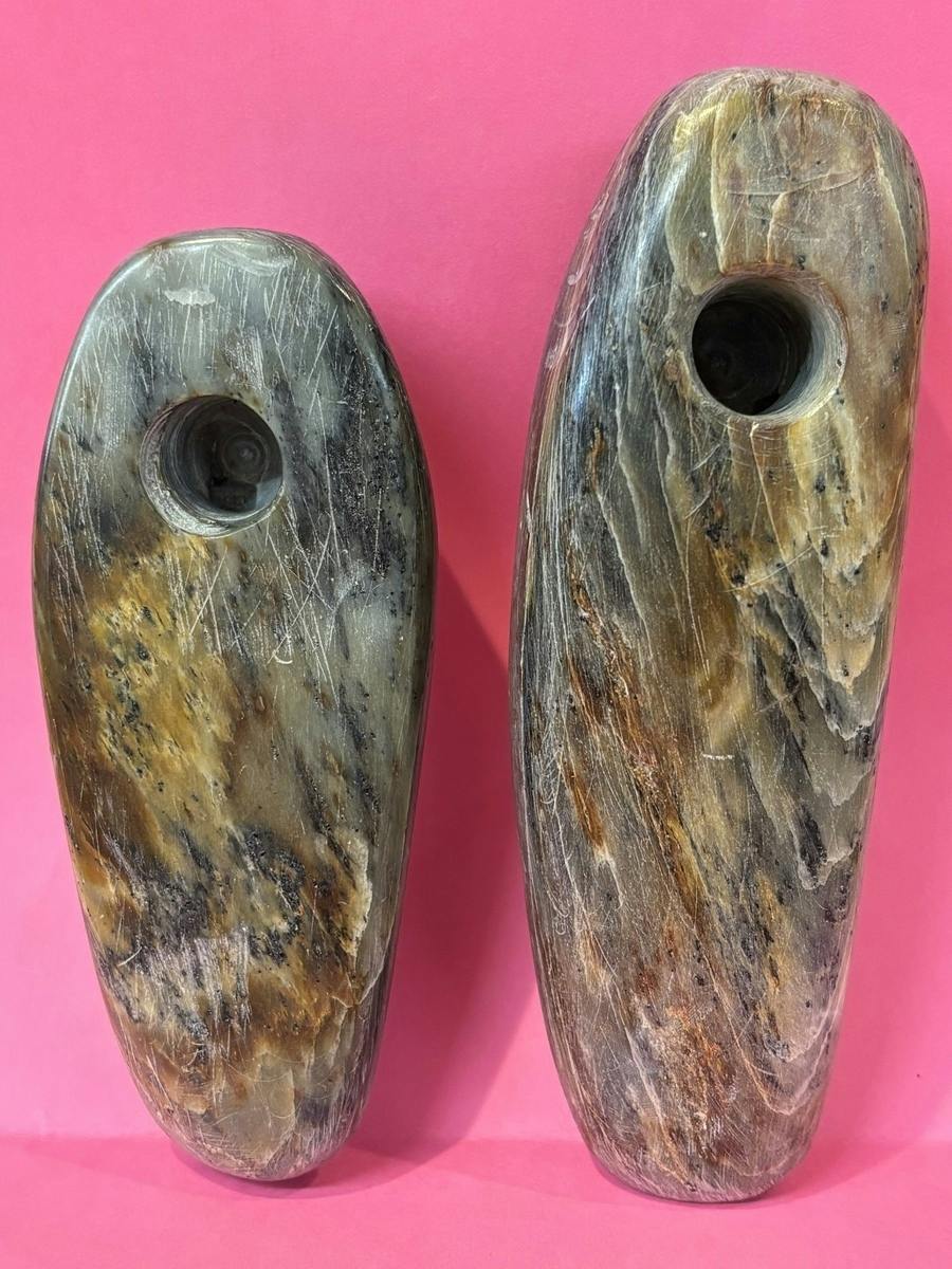 Soapstone Pipe, Large