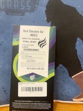 chocolate bar 1:1 - dark indica 100mg