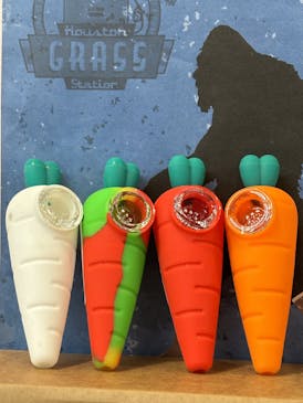 Carrot silicone pipe