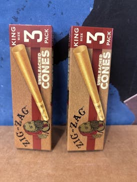 Zig Zag Cones King Size 3 Pack