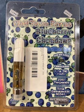 Blueberry ChemDawg 1g Distillate Cart