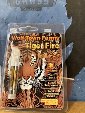 Tiger Fire 1g Cart Distillate