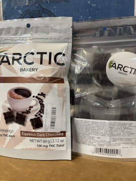 Dark Chocolate Sea Salt Chocolates - 10pk/100mg