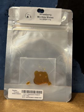 Strawberry Monkey Shoes Shatter .5g (Hybrid) 73.88% THC