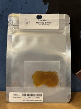 Strawberry Monkey Shoes 1g Shatter (Hybrid) 73.88% THC