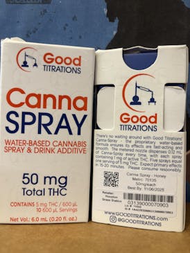 50mg Canna Spray, Honey flavored