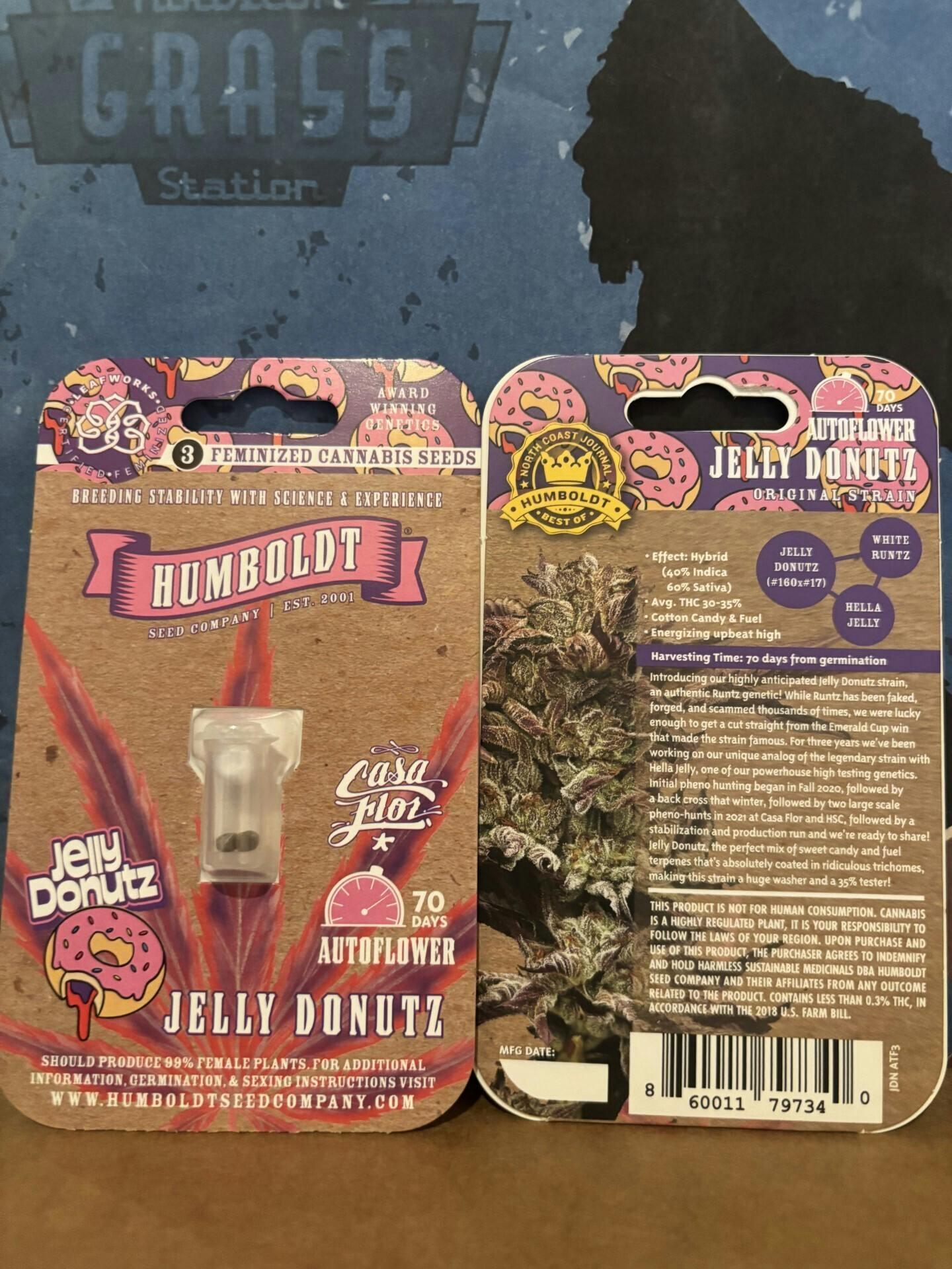 Humboldt Seed Company | Jelly Donuts | Autoflower Seeds at Houston Grass Station