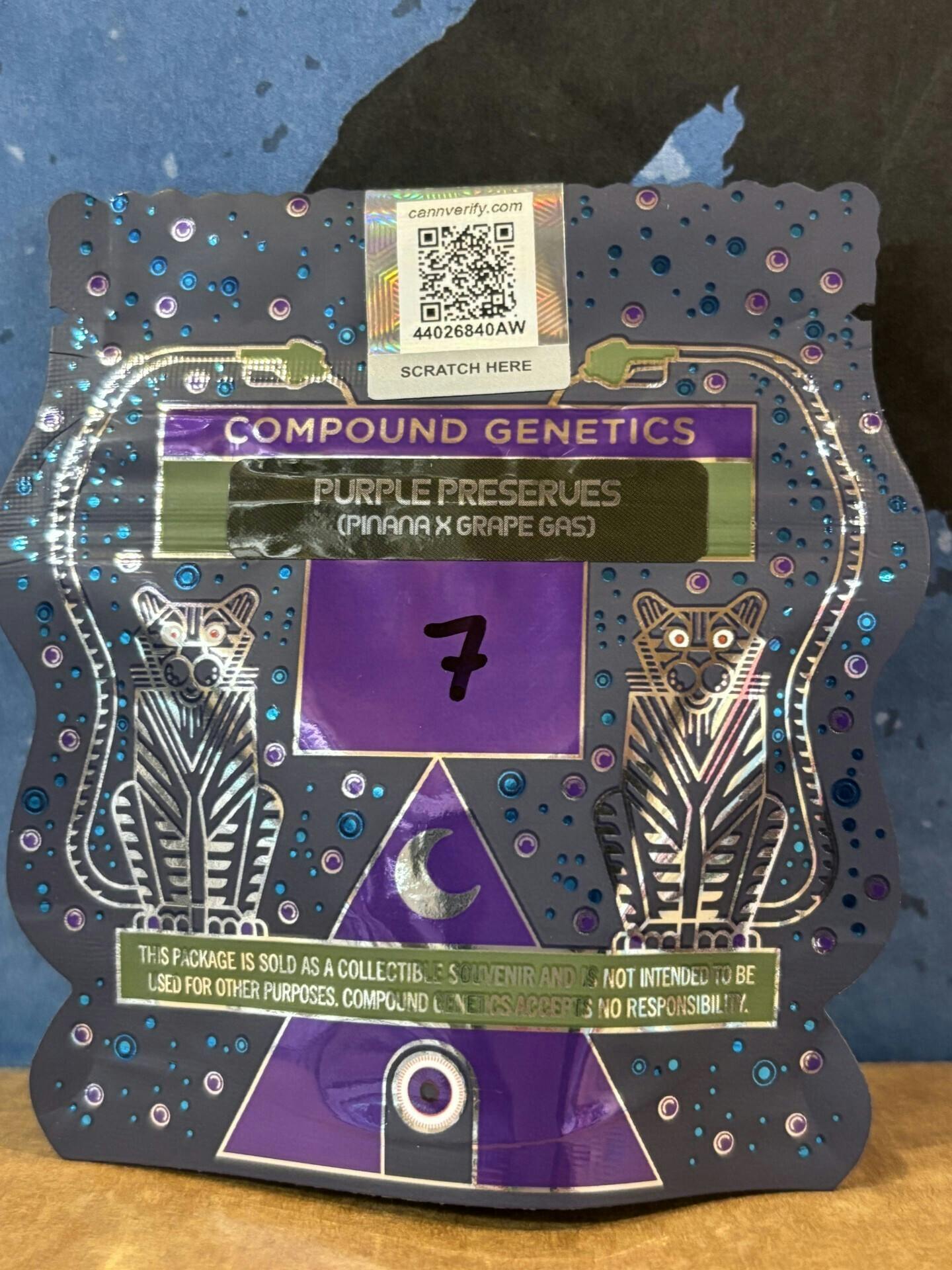Seeds - Purple Preserves 7pk | Seeds at Houston Grass Station